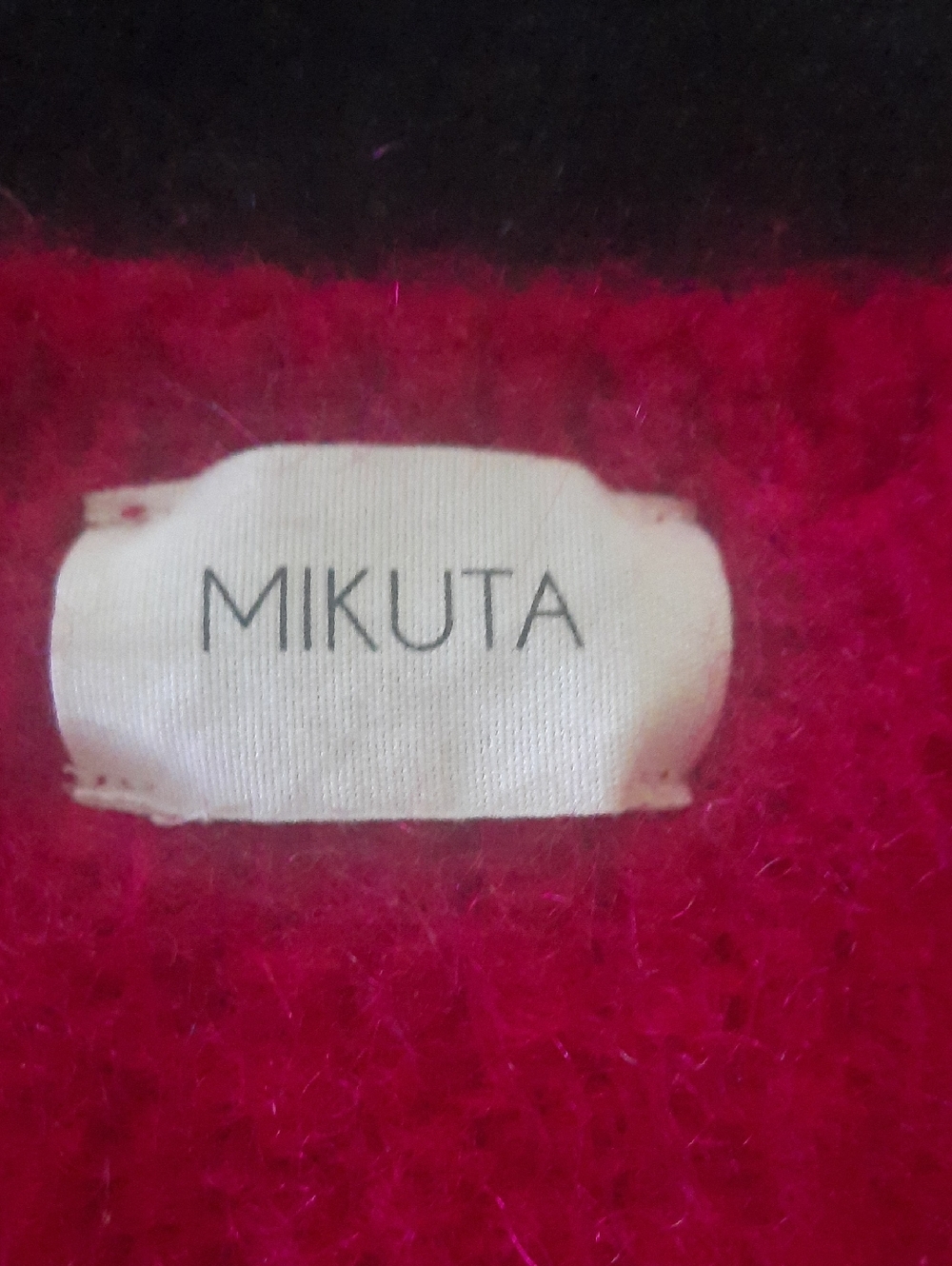 MIKUTA The Fluffy Mohair Wool Sweater SMALL oversized - Picture 5 of 8